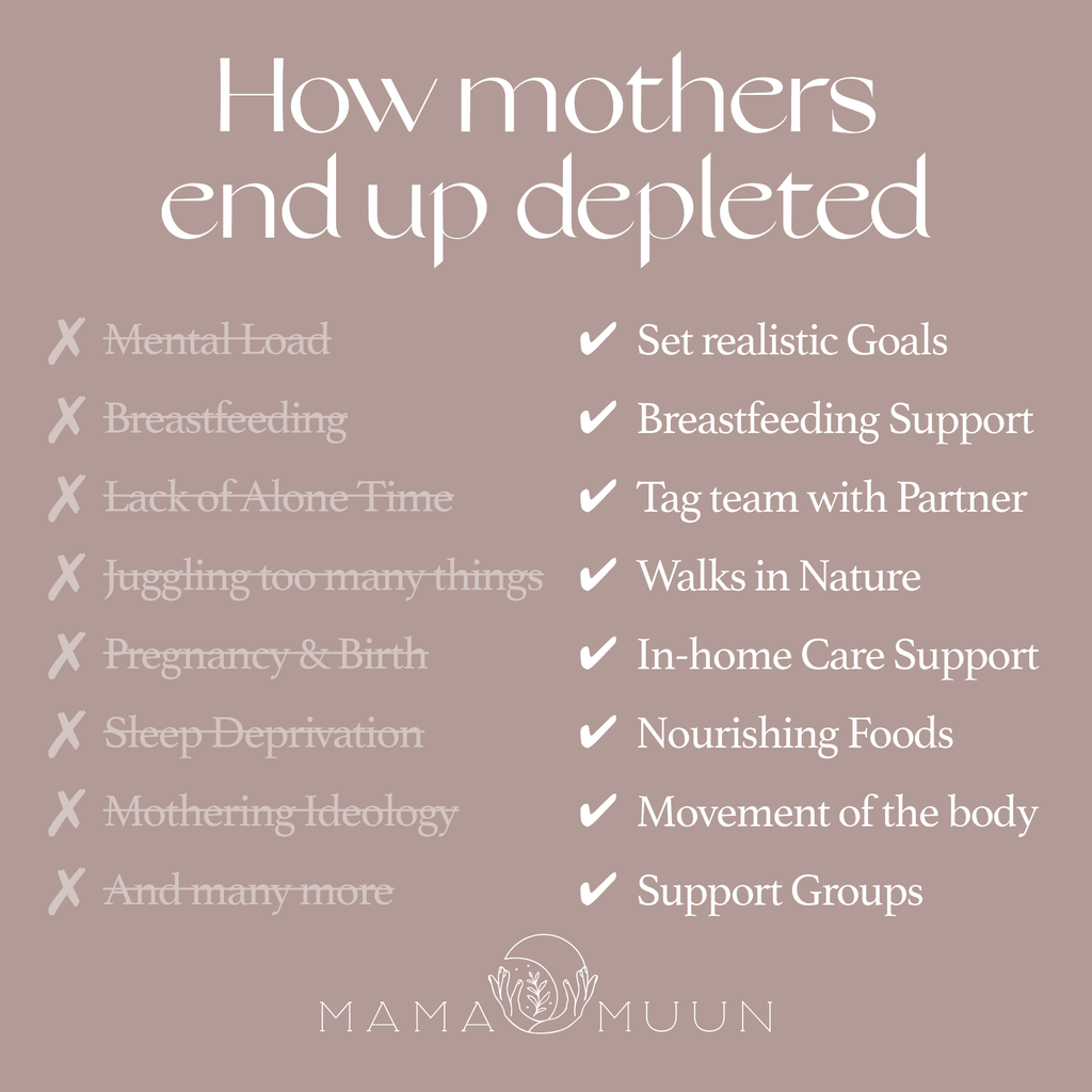 How Mothers end up Depleted