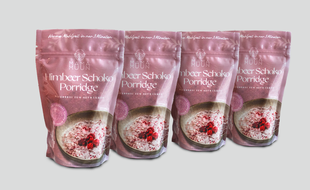 Himbeer Schoko Porridge - Viererpack